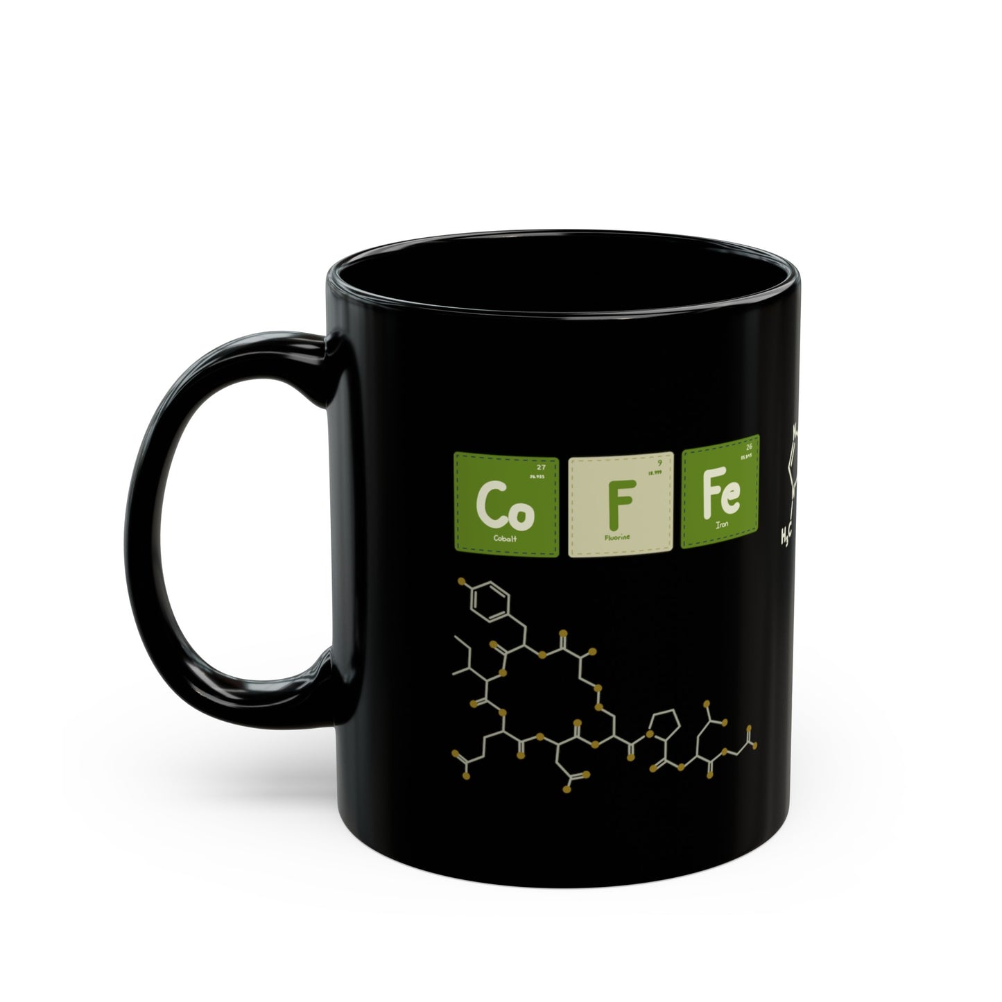 Alchemy / Chemistry Black Coffee Mug