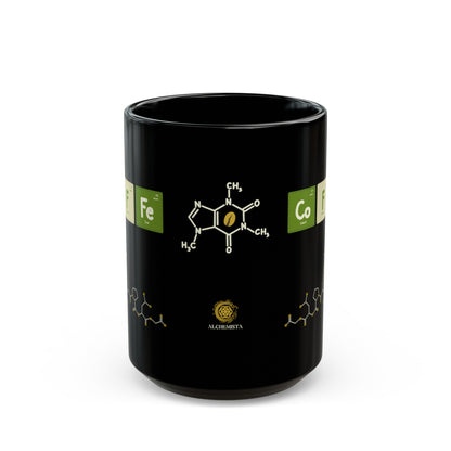 Alchemy / Chemistry Black Coffee Mug