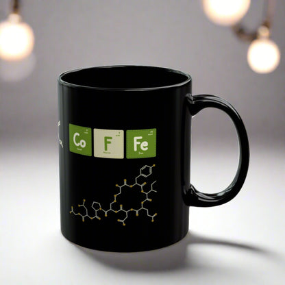 Alchemy / Chemistry Black Coffee Mug