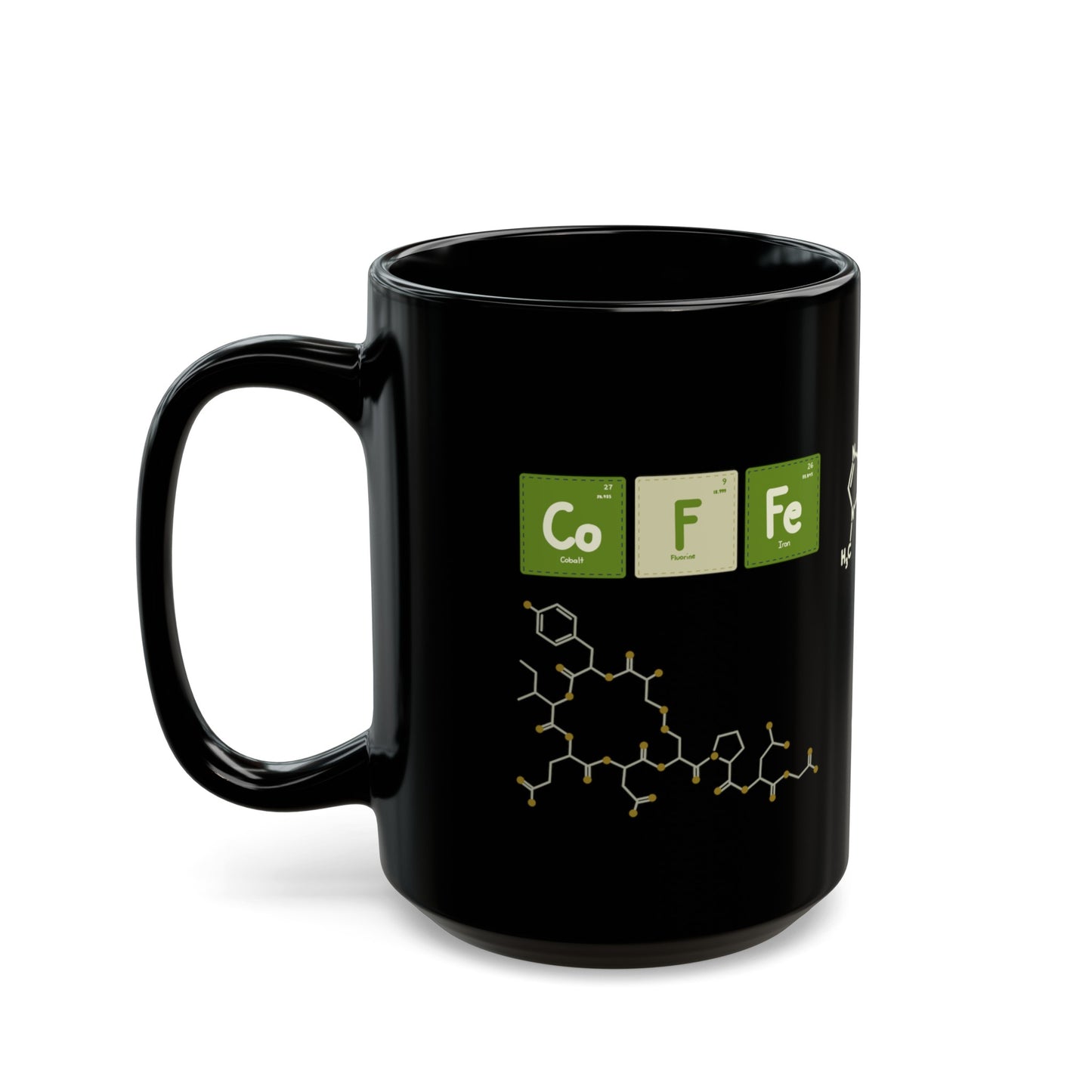 Alchemy / Chemistry Black Coffee Mug