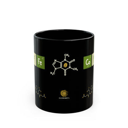 Alchemy / Chemistry Black Coffee Mug